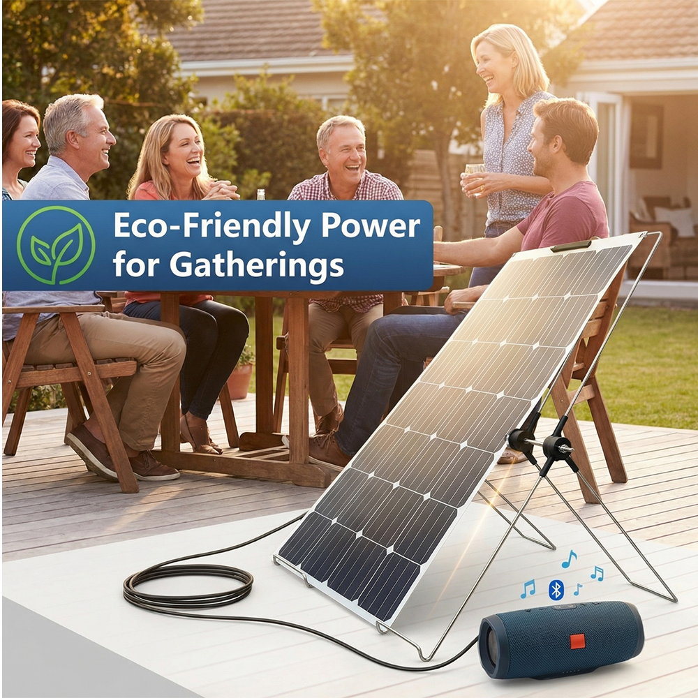 Solar Panel Tilt Mount - Portable Foldable Solar Panel Stand, Adjustable