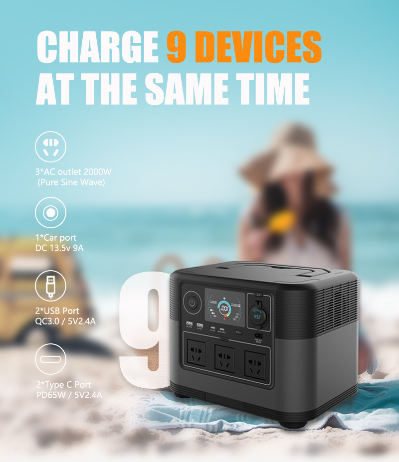 2026 new 220V 110V 1200W porta - Portable Power Station のレビューと価格