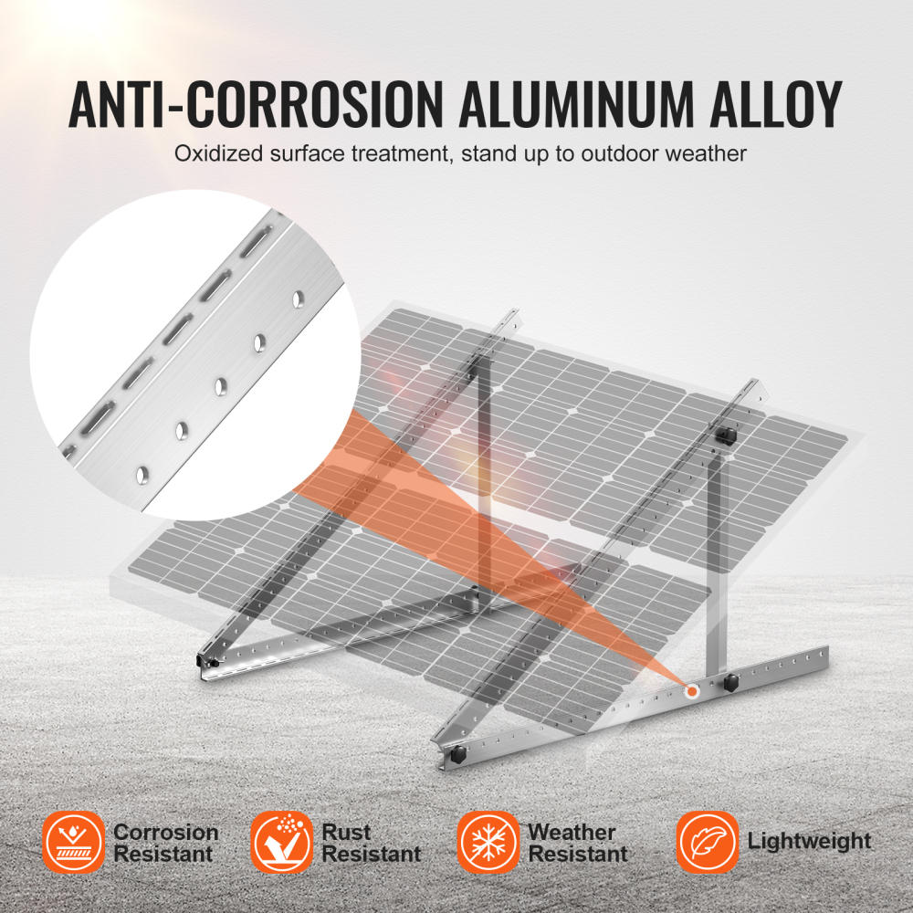 0-90° Adjustable Tilt Solar Pa - Solar Panel Tilt Mount のレビューと価格