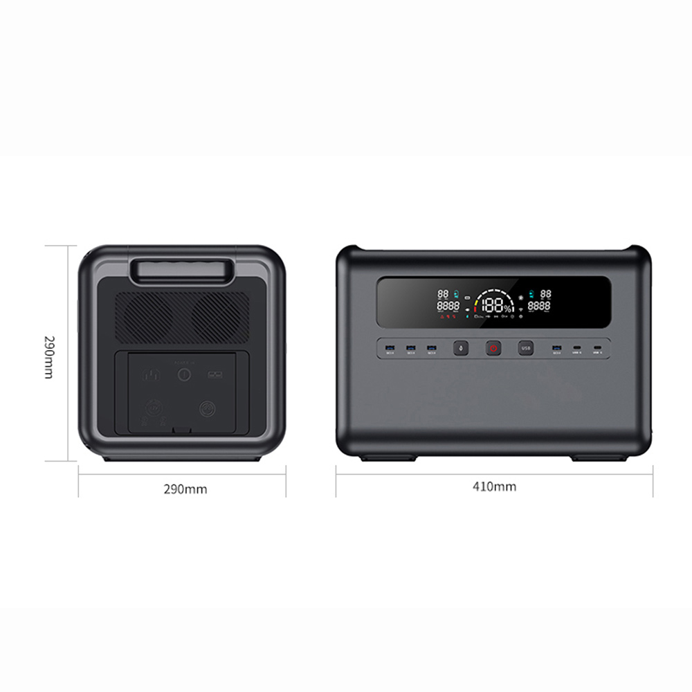 2400W Solar Power Generator, L - Portable Power Station のレビューと価格