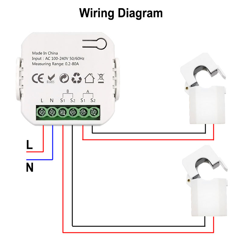 Smart WiFi Energy Meter Bidire - Energy Meter Bidirectional のレビューと価格