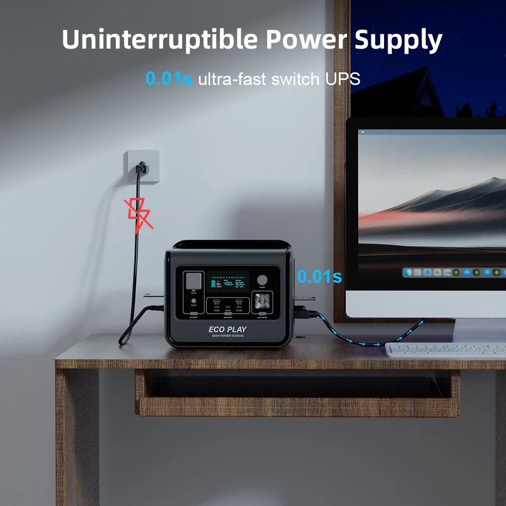 800W 512Wh Solar Power Station - Portable Power Station のレビューと価格