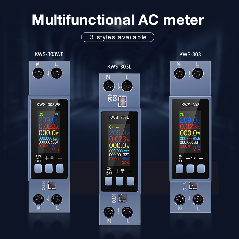 8‑in‑1 Din Rail Energy Meter C - Energy Meter Bidirectional のレビューと価格
