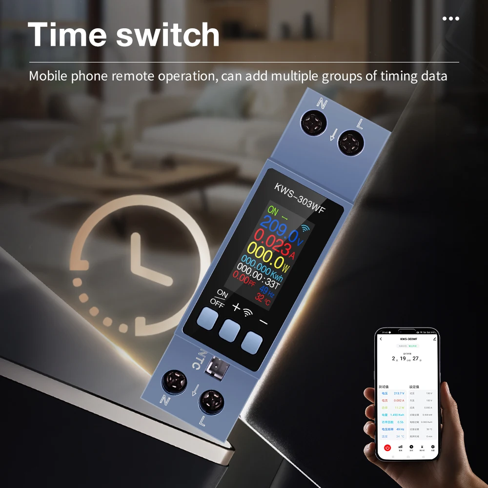 8‑in‑1 Din Rail Energy Meter C - Energy Meter Bidirectional のレビューと価格