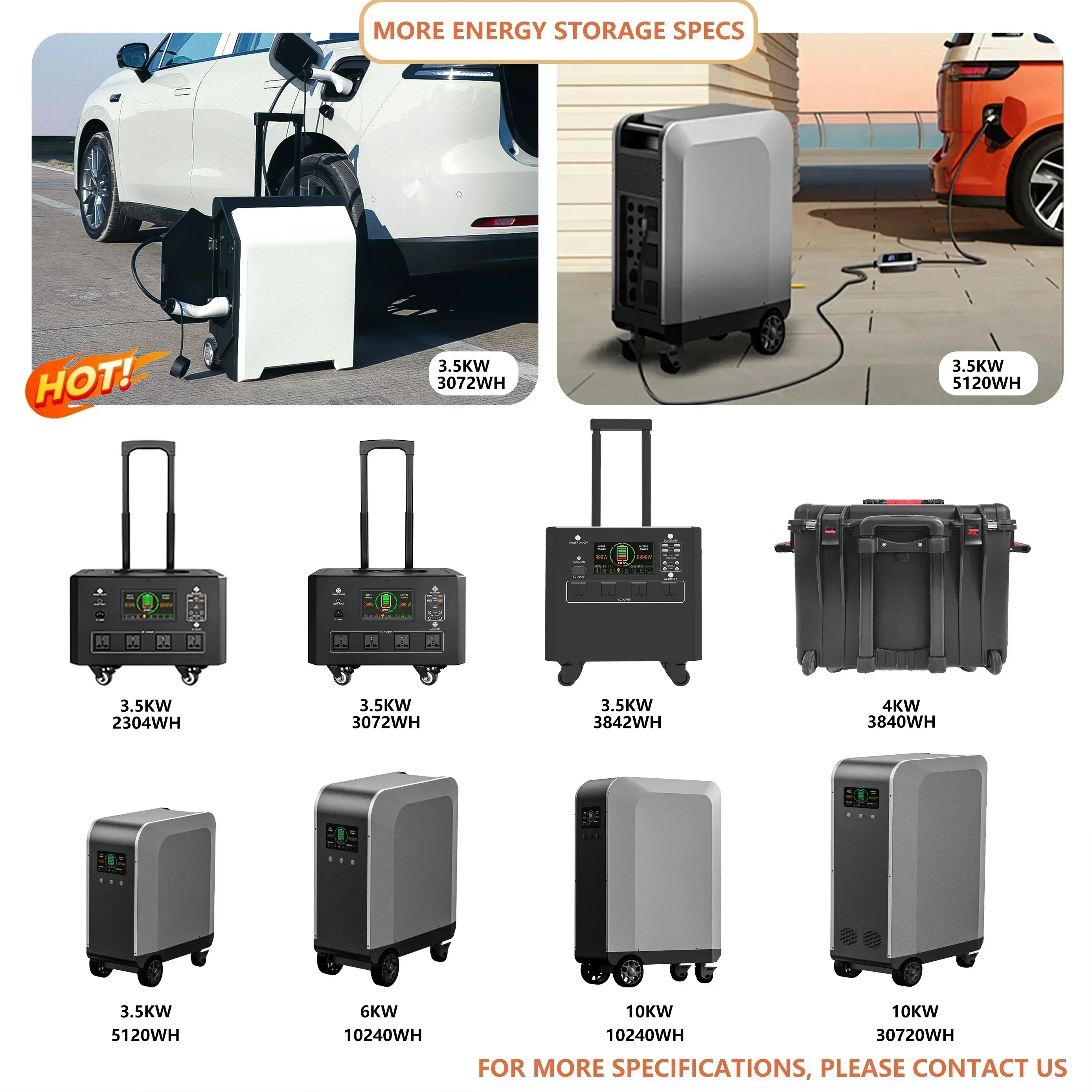 2025New 3.5kW 6kw 10kw Portabl - Portable Power Station のレビューと価格