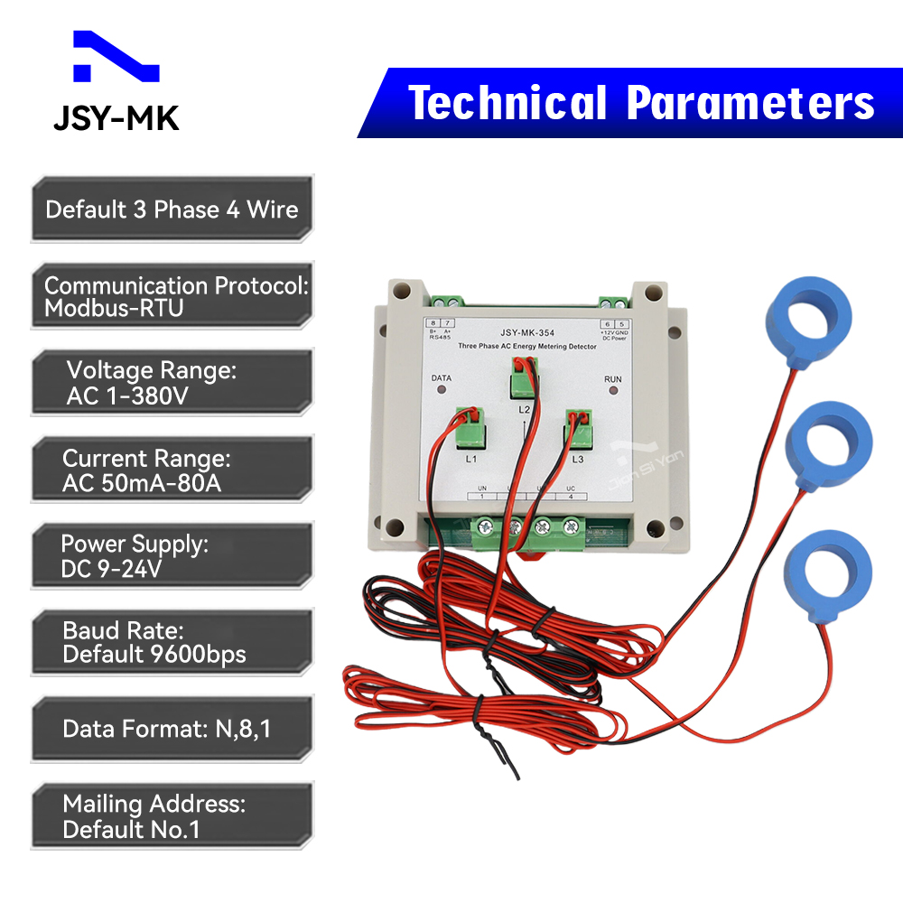 JSY-MK-354 3P4W 80A AC Bidirec - Energy Meter Bidirectional のレビューと価格