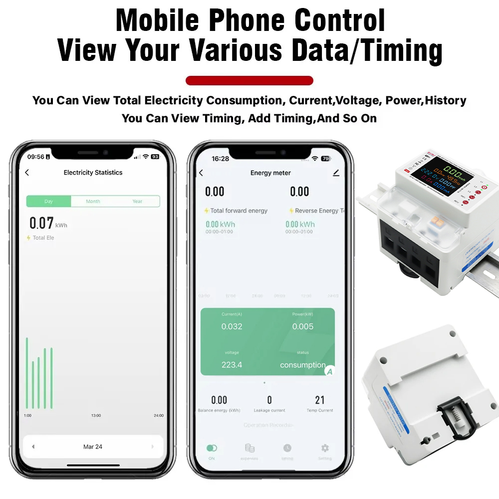 Three Phase Tuya WiFi Smart Bi - Energy Meter Bidirectional のレビューと価格