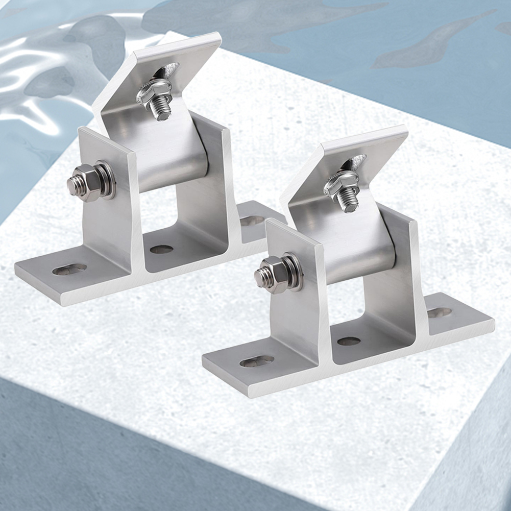 2 Pcs Aluminum Solar Panel Bra - Solar Panel Tilt Mount のレビューと価格