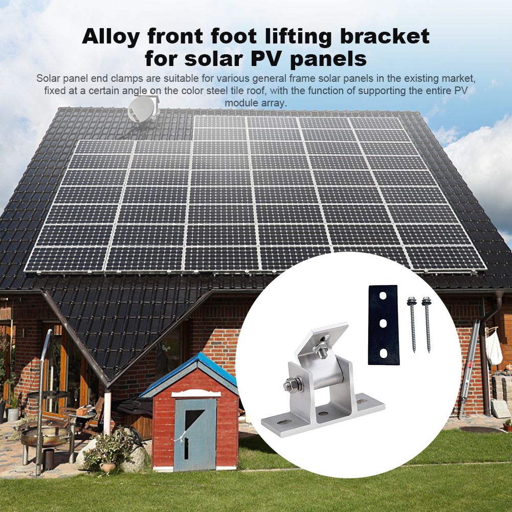 2 Pcs Aluminum Solar Panel Bra - Solar Panel Tilt Mount のレビューと価格