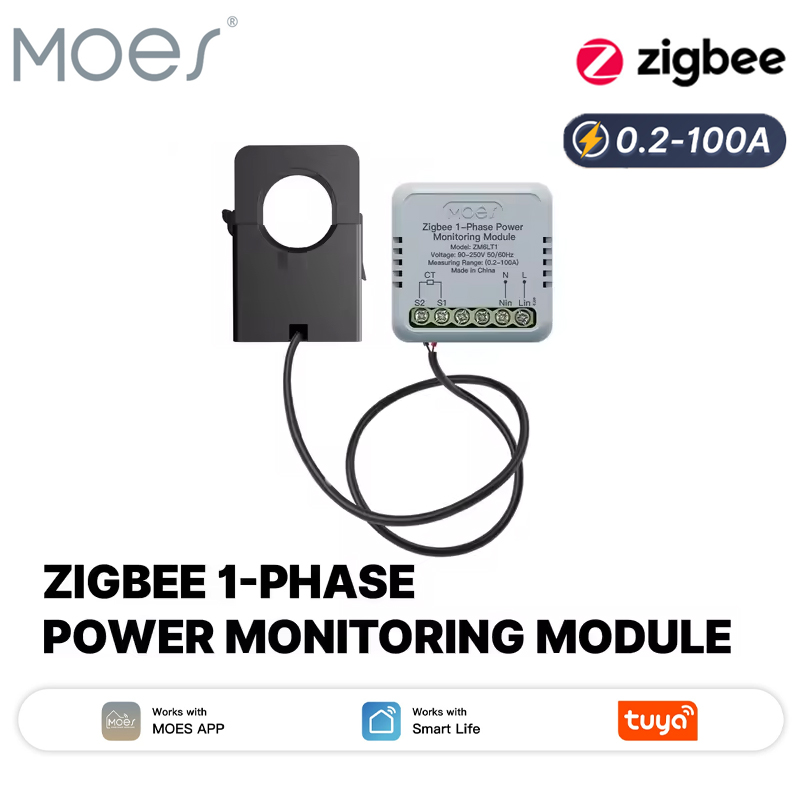 MOES Tuya Zigbee Smart 1-Phase - Energy Meter Bidirectional のレビューと価格