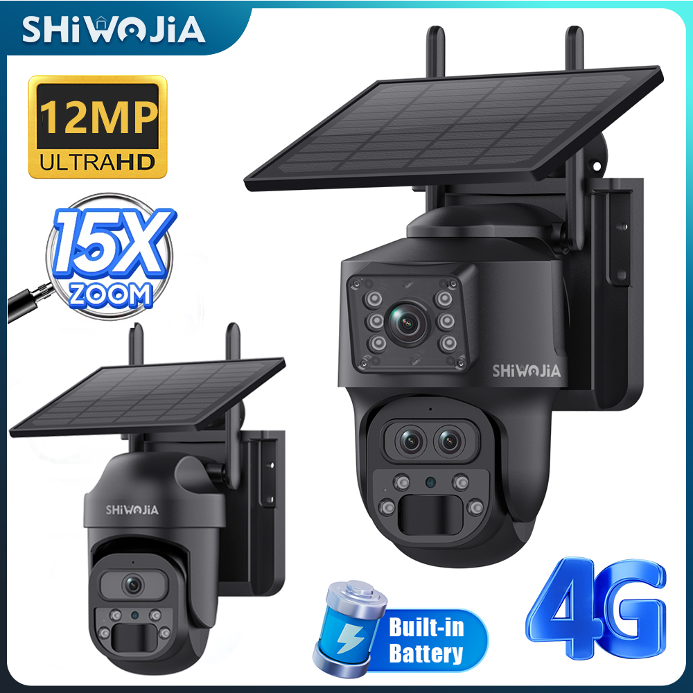 SHIWOJIA 15X ZOOM Solar Camera - Solar Panel Tilt Mount のレビューと価格