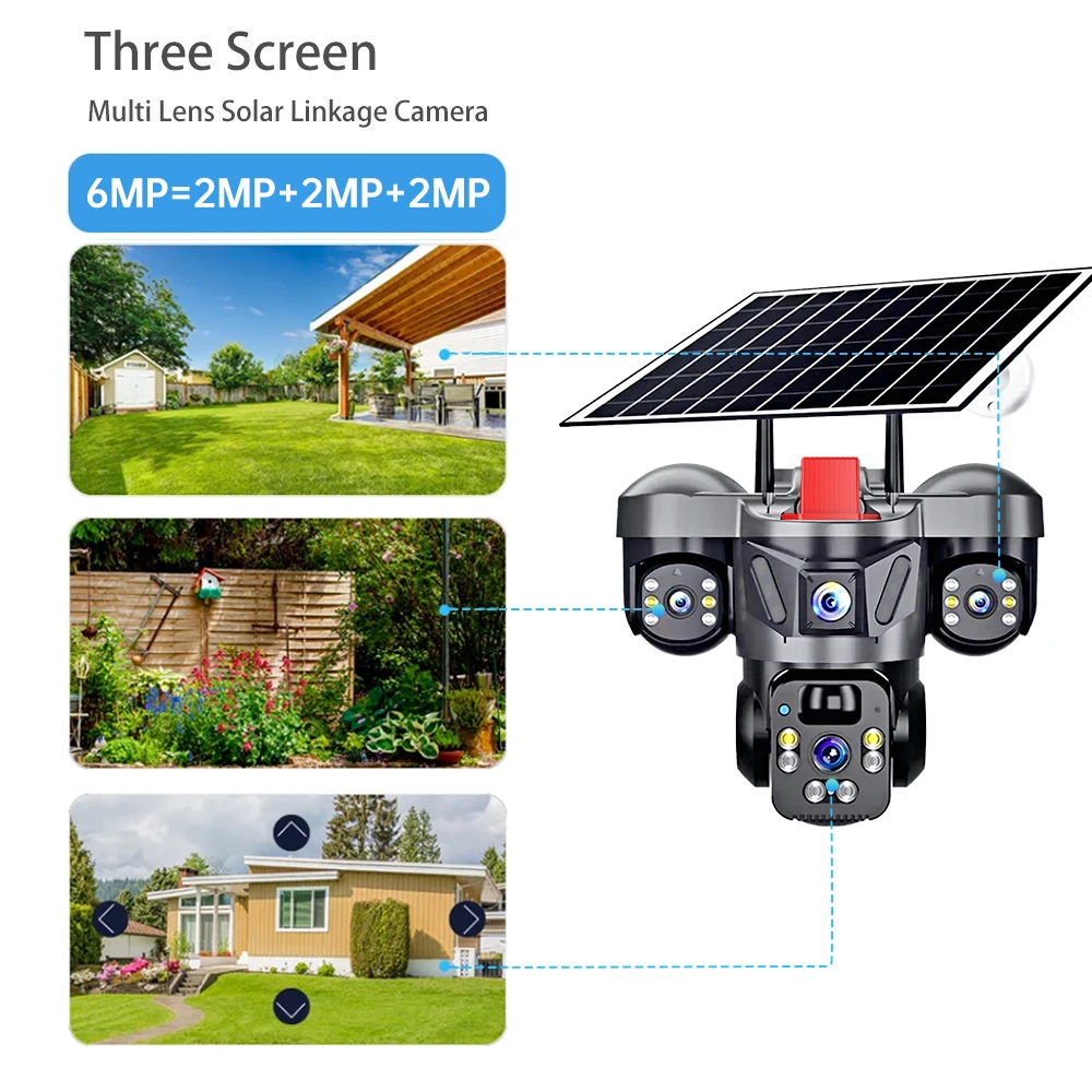 KERUI V380 Pro Outdoor PTZ 6MP - Solar Panel Tilt Mount のレビューと価格