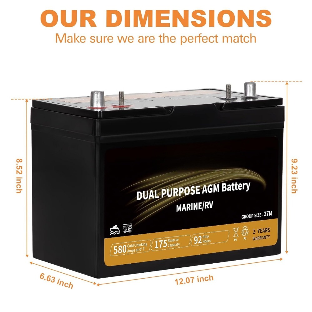 Dual Purpose AGM Battery BCI G - Agm Deep Cycle Battery のレビューと価格
