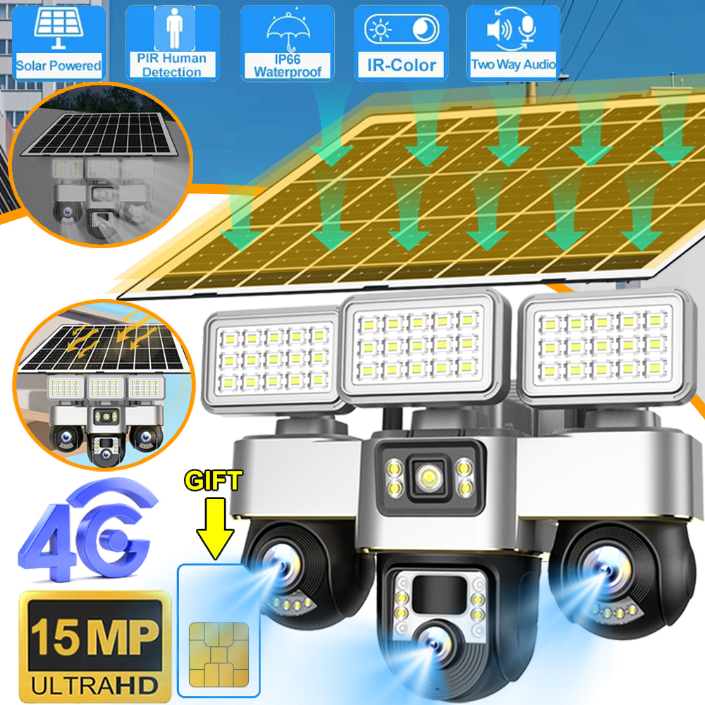 4G Sim Card Camera With Solar  - Solar Panel Tilt Mount のレビューと価格