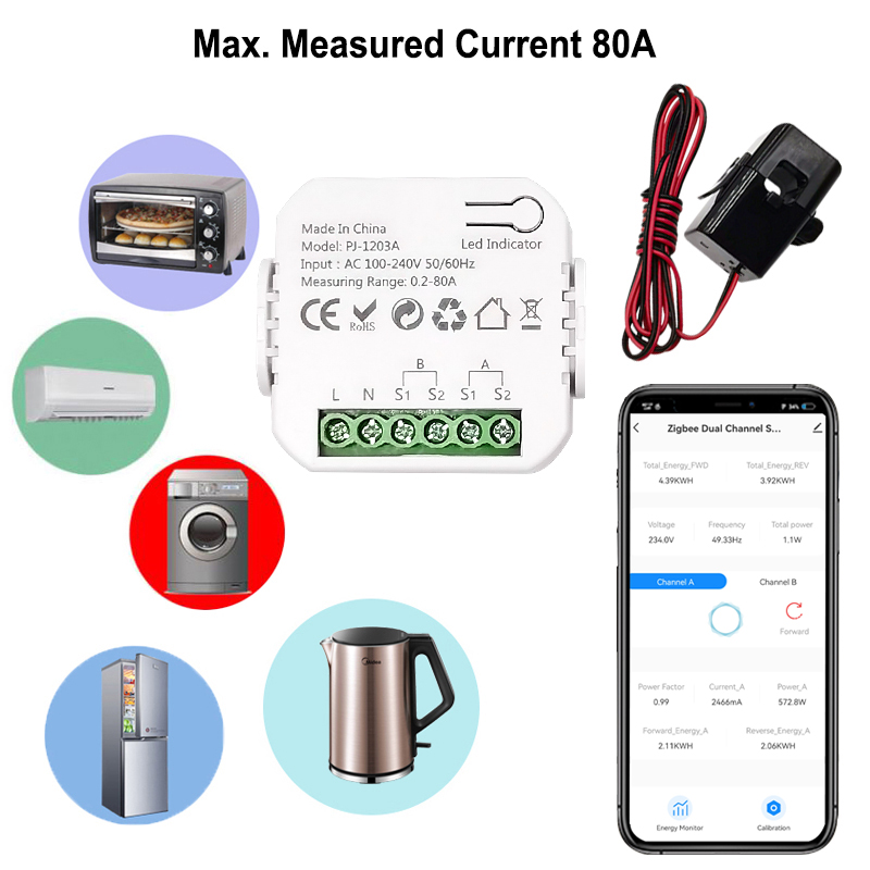 Smart ZigBee Energy Meter Bidi - Energy Meter Bidirectional のレビューと価格