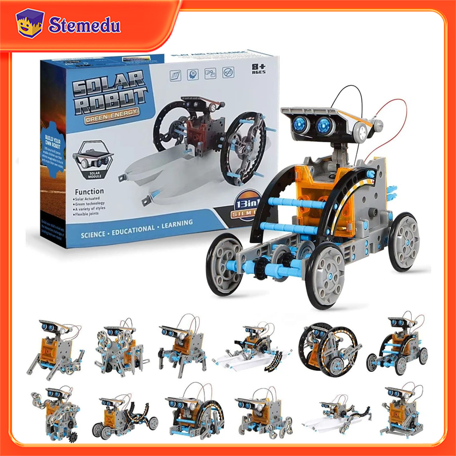13 in 1 Solar Powered Robot Sc - Renewable Energy Lego のレビューと価格