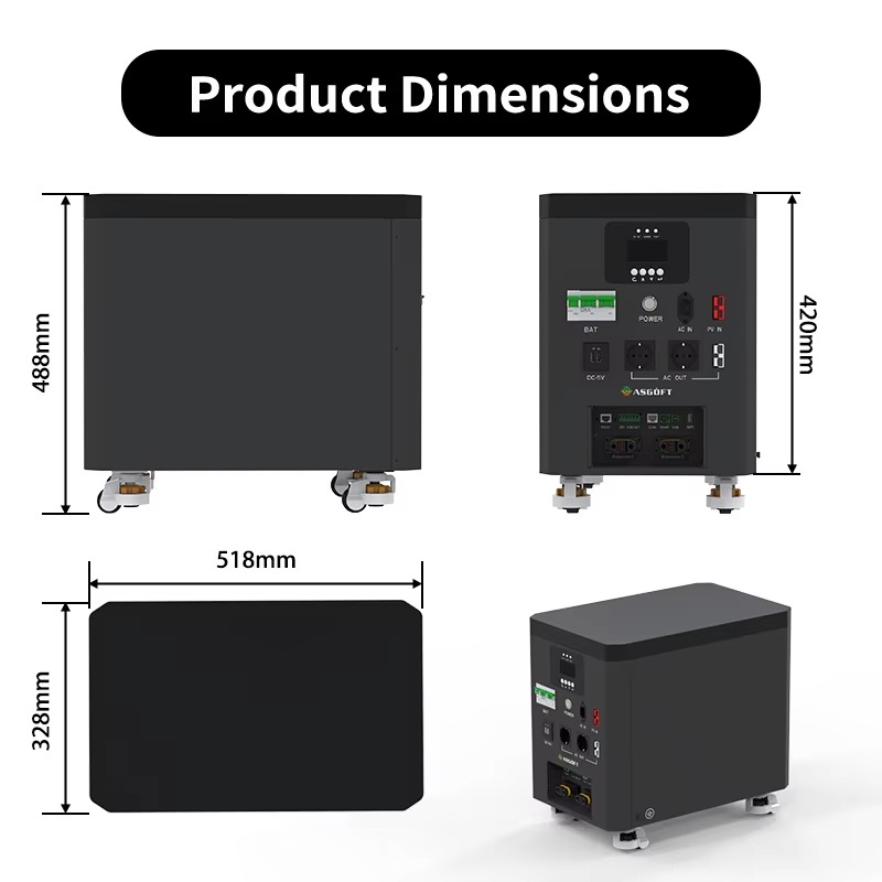 6.6kWh Portable Home Energy St - Portable Power Station のレビューと価格